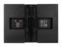 HDL 38-AS Haut-parleur de subwoofer actif professionnel de 18 pouces 1000W 8 aimants en néodyme pour les systèmes de scène et de sonorisation