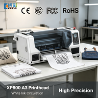 Cabezal de Impresión KECAI Xp600 para Impresión por Transferencia DTF, Película PET, Camisetas Personalizadas, Ropa, Sudaderas, Zapatos, Impresora DTF de 13 Pulgadas (33 cm)