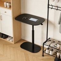 Table d'appoint ergonomique ADA en MDF, réglable en hauteur, rotative à 360°, avec vérin à gaz et design multifonctionnel
