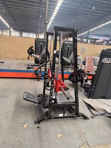 Presse à jambes verticale Équipement de gymnastique de force <span class=keywords><strong>XM25</strong></span> Plaque de presse à jambes verticale Équipement de gymnastique chargé Machine d'entraînement des jambes - Product Image 3