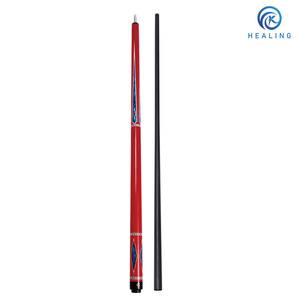Ok Healing 12.4mm Carbon Fiber Split Billiard Cue Red Hi-Tech Wood Adjustable Weight Pool Cue - Product Image 2