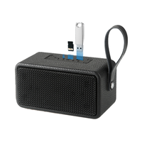 Haut-parleur Bluetooth 5.0 portable à basses profondes, sortie 12W, longue autonomie de la batterie, compagnon audio sans fil multi-mode pour l'extérieur