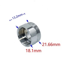 Adaptateur de connecteur 1/2"/M16/M17/M18/M19/M20/M22/M24/M28/M32 pour robinet d'eau, raccords en cuivre.