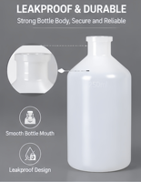 Envases de Plástico PE de 250 ml para Medicamentos y Sueros, Botellas para Soluciones Líquidas, Venta al Por Mayor, OEM, Alta Calidad, Manipulación de Líquidos para el Cuidado de la Salud