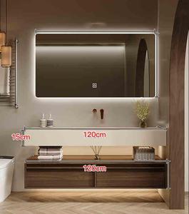 Mới phong cách Trung Quốc Rock slab Hot uốn một lưu vực tủ phòng tắm kết hợp của rắn gỗ phòng tắm chậu rửa bàn rửa - Product Image 4