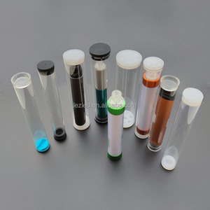 <span class=keywords><strong>Tube</strong></span> en <span class=keywords><strong>plastique</strong></span> PC transparent <span class=keywords><strong>rond</strong></span> avec <span class=keywords><strong>bouchon</strong></span> à vis <span class=keywords><strong>pour</strong></span> autocollants personnalisés imprimés, emballage de rouge à lèvres, artisanat - Product Image 2