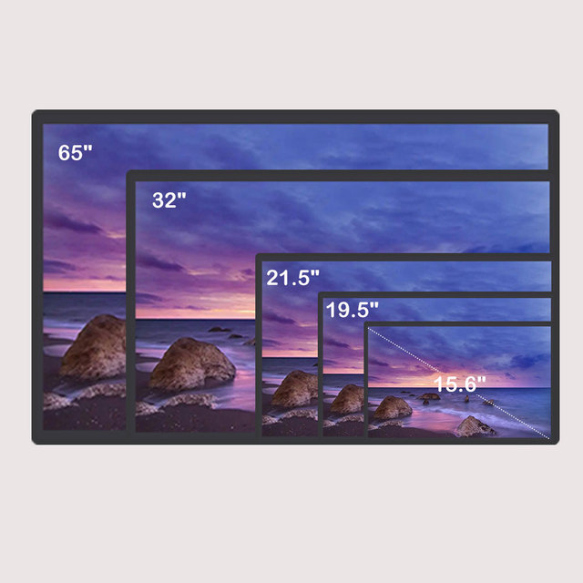 Customized 15.6" 19.5" 21.5" 32" 65" Wall Mounting Advertising Display Touch Screen LCD Monitor