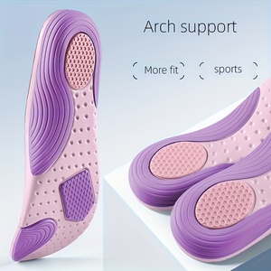 1 Pair EVA <b>Arch</b> Support Sports <b>Insoles</b> Lightweight Breathable Comfortable for Men Women Basketball Running - Product Image 1