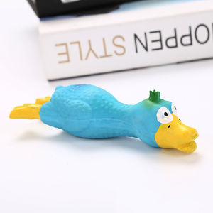 Moda evcil köpek Squeak oyuncaklar çığlık tavuk sıkmak ses oyuncak komik kauçuk tavuk köpek oyuncak - Product Image 6