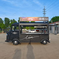 Camion de restauration commercial avec cuisine entièrement en acier inoxydable, friteuse, grill, hotte, évier, réservoir d'eau, générateur – Idéal pour le commerce de rue