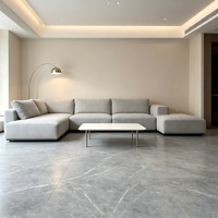 Carreaux de sol et de mur en porcelaine antidérapants durables 300x300 avec un aspect marbre, design moderne pour une utilisation en intérieur dans la cuisine, la salle de bain, les toilettes