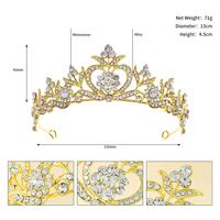Couronne de Mariage, Bijoux de Cheveux, Accessoires Nuptiaux pour Femme, Couronne Baroque, Strass, Cristaux, Diadèmes, Couronnes de Reine pour Mariée, Cadeau de Fête