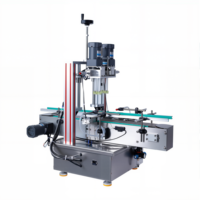 Machine de capsulage automatique de bureau pour bouteilles en plastique à tête de pulvérisation à visser, flacons et bouteilles en verre