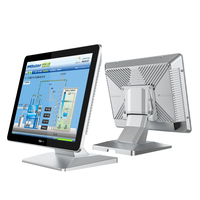 Panneau industriel tout-en-un de 15 pouces sans ventilateur PC J1900 J4125 Quad Core 2.0GHz CPU intégré capacitif tactile HMI modèle-comparable