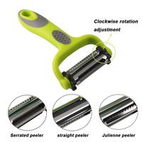 Multi Functie 3 In 1 Dunschiller Fruit Met Rechte En Julienne Messen