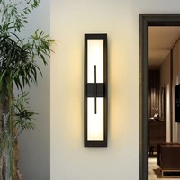 Applique murale extérieure LED étanche IP65 en fer pour terrasses, hôtels, villas, portails, murs extérieurs, piliers et cours