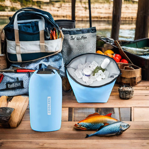 BSCI SEDEX Factory Logo personalizzato isolato pranzo borsa asciutta borsa termica in Pvc impermeabile per <span class=keywords><strong>vino</strong></span> alimentare con tracolla - Product Image 6