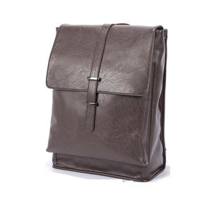 Sac à dos pour ordinateur portable scolaire en cuir PU élégant de haute qualité avec fermeture à glissière et doublure en polyester Style national - Product Image 2