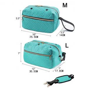Dropshipping กระเป๋าถักนิตติ้งขนาดเล็กกระเป๋าจัดระเบียบเก็บเส้นด้ายกระเป๋าสำหรับผู้ถือเส้นด้ายโครเชต์ - Product Image 2