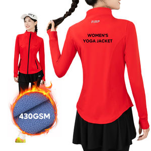 Breathable Fit Breathable Gym Jacket Offering UV Protection Comfort And Zipper Closure Fit For Winter Exercise - Product Image 4