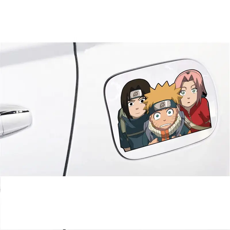 Funny Anime Motion Car Stickers 3D Lenticular Cute Decals Manga Cartoon Car Laptop Halloween Gifts
