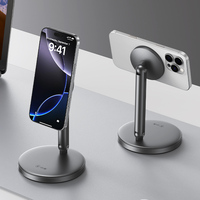 Feixiang X96 Support de téléphone en aluminium à double rotation pliable et magnétique Portable et flexible pour une utilisation de bureau ou de voyage
