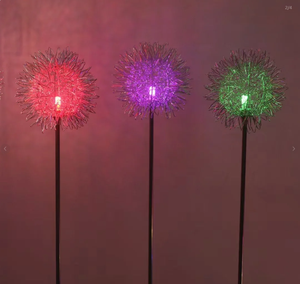 Lámpara Solar Esférica de Acero Inoxidable para Jardín, IP65 Impermeable, LED, para Caminos de Parques y Renovación de Paisajes Comunitarios - Product Image 1