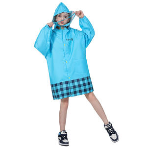 เสื้อกันฝนเด็ก Smally ผลิตจากโพลีเอสเตอร์ 210T เคลือบ PU น้ำหนักเบา 180 กรัม แบบชิ้นเดียว สำหรับเดินทาง ดีไซน์สีสันสดใส ปรับแต่งได้ - Product Image 3