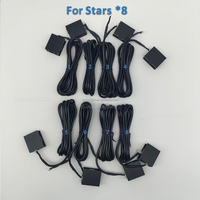 Projecteur de plafond étoilé à fibre optique en gros, 8 ports + 10 modules de distribution, 2400 étoiles, contrôle RF et par application, pour éclairage ciel étoilé automobile
