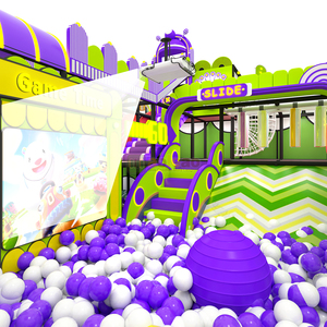 Aoleao Custom Lime Circus Indoor Playground Ball Pool Slide Climbing Carousel Role Play for Kids Soft Play CE TUV Certified - Product Image 3