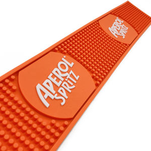 Apero Sprit = Liquid Proof Logo kustom timbul promosi Bar Drip Mat - Product Image 1