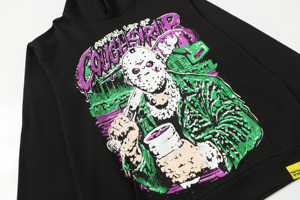Sudaderas con Capucha de Algodón Grueso de Alta Calidad con Estampado 'THAT'S A AWFUL LOT OF COUGH SYRUP', Sudaderas Extra Grandes Personalizadas para Hombre - Product Image 5