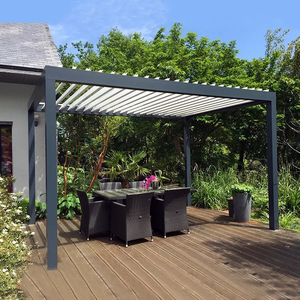 Perchoir de toit pliant pour jardin, cadre en aluminium motorisé 6*3 - Product Image 1