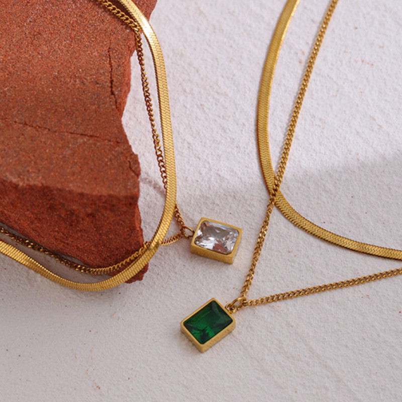 Fashion Multilayer Colorful Chunky Big Chain