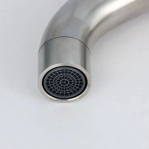 Zeitgenössischer Einloch-Küchenhahn aus Edelstahl mit Ausziehbarer Brause für Spülbecken - Product Image 2