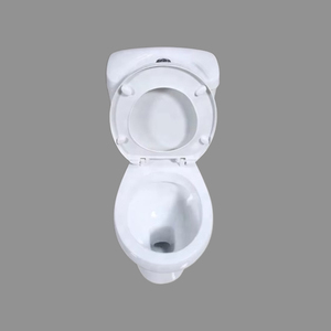 YIDA Sanitary Ware WC a due pezzi in <span class=keywords><strong>ceramica</strong></span> con design tradizionale, a pavimento, con doppio scarico, sifone a P/S, e sedile con chiusura rallentata - Product Image 4