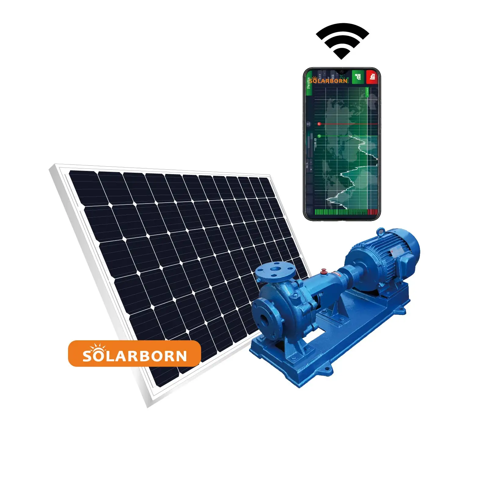 Solarborn ללא שמירה 12v dc משאבת מחירים כוח שמש צוללת משאבות להשקיה