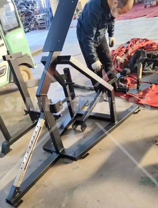 เครื่องบริหารกล้ามเนื้อหลังแบบ <span class=keywords><strong>T-Bar</strong></span> <span class=keywords><strong>Row</strong></span> รุ่น SM ASN Series สำหรับยิมเชิงพาณิชย์ ใช้กับแผ่นน้ำหนัก พร้อมคานยกน้ำหนักแบบ Lever และโครงเหล็กสี่เหลี่ยม อุปกรณ์ฟิตเนสสำหรับยิม - Product Image 3