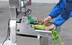 Máquina Cortadora de Lechuga con Certificación CE, Rebanadora de Vegetales, Lavadora de Patatas, Línea de Lavado, Pelado y Corte de Jengibre - Product Image 3