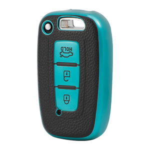 Funda de cuero suave de TPU para llave de coche, carcasa para Hyundai Elantra KIA K2 K3 K4 KX5 Forte Sorento Sportage R, llaveros, llavero, bolsa - Product Image 2
