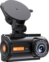Caméra embarquée STARVIS 2 4K+2K à double objectif, écran 3,0 pouces, GPS, ADAS et Wi-Fi 5 GHz, enregistrement en boucle et en time-lapse, DVR