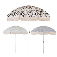 Paraguas giratorio de inclinación ajustable para exteriores con protección UV, Ventilación de viento, parasol impermeable para playa, piscina, jardín, Impresión de logotipo