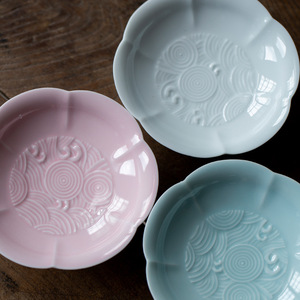 Flower Shape Porcelain Fruit <b>Plate</b> For Afternoon Tea Snack Dish Household Tableware <b>Ceramic</b> Tray - Product Image 4