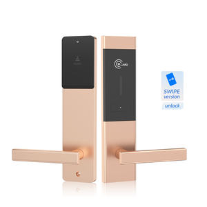 Cerradura electrónica de puerta RFID con Software rf, cerrojo de puerta con manija, para HOTEL - Product Image 6