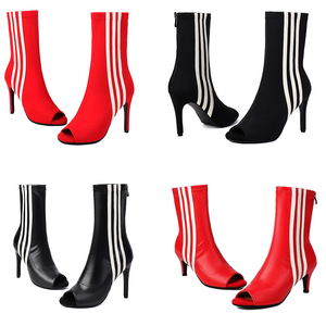 Bottes à talons hauts de <span class=keywords><strong>jazz</strong></span> pour femmes, bottes de <span class=keywords><strong>danse</strong></span> moderne, bottes de <span class=keywords><strong>danse</strong></span> pour adultes, bottes de <span class=keywords><strong>danse</strong></span> à semelle en caoutchouc pour l'extérieur - Product Image 1