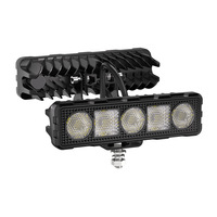 Barre lumineuse LED de 6 pouces, tout-terrain, 1160LM, faisceau large, blanc, lumières de toit, IP68, étanche, éclairage de conduite pour camion, VTT, UTV, SUV, 4x4