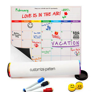 冷蔵庫用マグネット ホワイトボード プランナー - 月間・週間ドライイレース カレンダー - Product Image 4