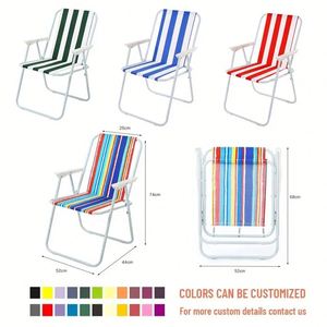 Chaise de plage pliable légère pour le camping en plein air, le pique-nique, la pêche, portable - Product Image 2
