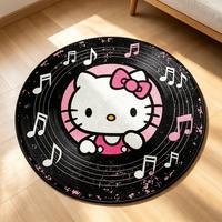 Tapis personnalisé imprimé mignon pour baskets, jeux vidéo, tapis de forme irrégulière découpé, anime moderne à poils longs