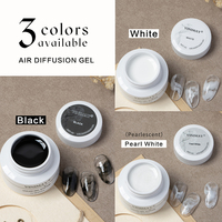 Vinimay Gel peinture Nail Art Air Blooming Gel facile à réaliser effet brumeux logo personnalisé noir blanc Gel de peinture pour ongles pour la conception